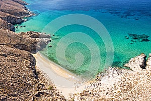 The beach Kalo Ambeli of Serifos island, Greece