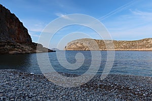 Beach at kalymnos island Greece Europe