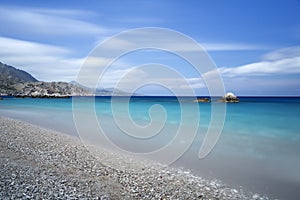 Beach on Karpathos island, Greece