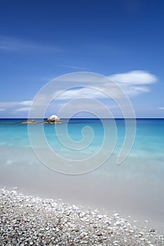 Beach on Karpathos island, Greece