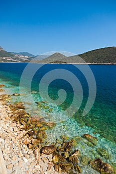 Beach at Kash Turkey