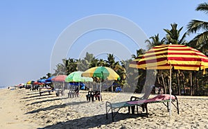 On the beach of kerala