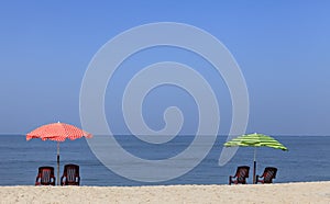 On the beach of kerala