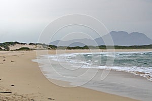 Beach in Kleinmond, South Africa photo