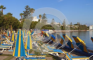 Beach at Kos island in Greece