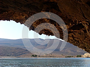 Beach in Kreta island karoumes background wallpaper fine prints