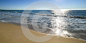 Beach of la Barrosa, Spain photo