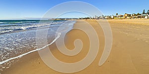 Beach of la Barrosa, Spain photo