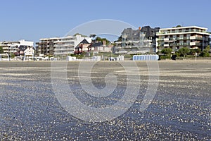 Beach of La Baule Escoublac in France photo