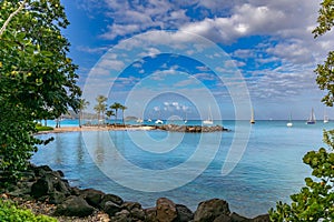 Beach of la Pointe-du-Bout - Les Trois-Ilets, Martinique