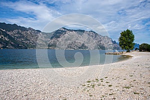 Beach at Lake Garda