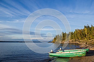 Beach Lake Ladoga Skerries Karelia