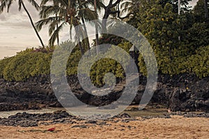 Beach landscape taken from Hawai, Maui, West Coast