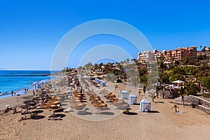 Beach Las Americas in Tenerife island - Canary