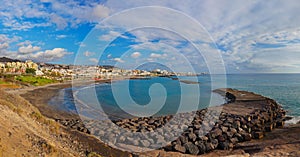 Beach Las Americas in Tenerife island - Canary