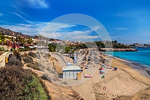 Beach Las Americas in Tenerife island - Canary