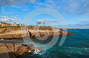 Beach Las Americas in Tenerife island - Canary