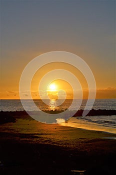 Beach Las Americas in Tenerife island - Canary Spain