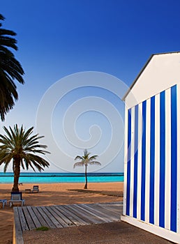 Beach Las Teresitas in Santa cruz de Tenerife north