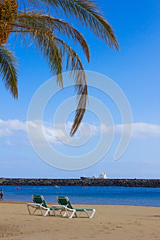 Beach las Teresitas, Tenerife, Spain