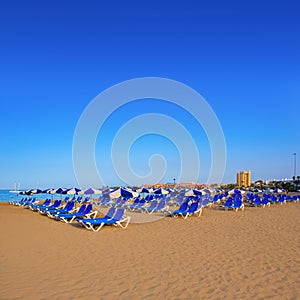 Beach Las vistas in Adeje Arona at Tenerife south photo