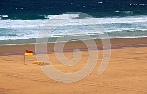 Playa salvavidas bandera 