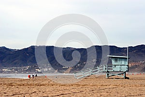 Beach lifeguard stand