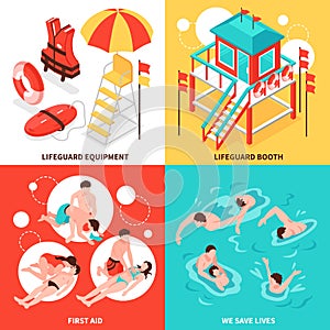 Beach Lifeguards 2x2 Design Concept