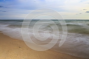 Beach long exposure