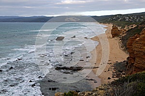 The beach in Lorne
