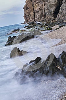 Beach of Los Muertos, Cabo de Gata-NÃÂ­jar Natural Park, Spain photo