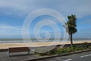 Beach of La Baule Escoublac in France. photo