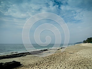 Beach on Lunta isaland