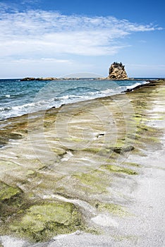 Beach of Machalilla National Park, Ecuadorian Pacific coastline