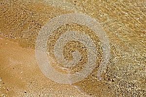 Beach macro clean waters Athens summer background fifty megapixels photo