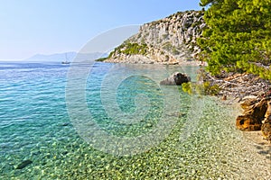 Beach in Makarska riviera