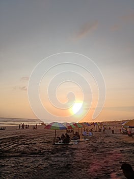 the beach makes the mind calmer photo