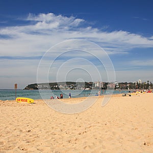 Beach in Manly, Australia. Surf spot.