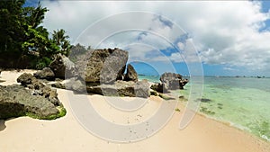 Beach in Manoc-Manoc. Boracay. Malay, Aklan. Philippines.