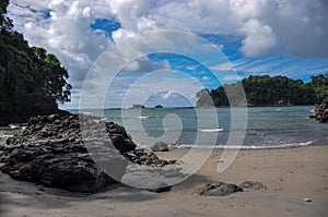 Beach at Manuel Antonio National Park, Costa Rica photo