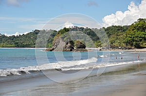 Beach at Manuel Antonio National Park, Costa Rica photo