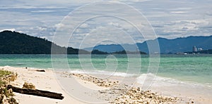 Beach on Manukan island, Borneo