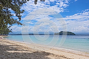 Beach on the Manukan Island, state Sabah, Malaysia