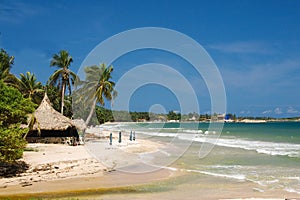 Beach on Margarita island, Caribbean sea, Venezuela photo