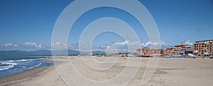 Marina di Grosseto beach, Tuscany, Italy photo