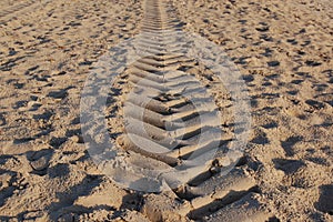 Beach mark photo