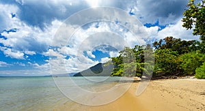 Beach in Masoala forest reserve, Madagascar