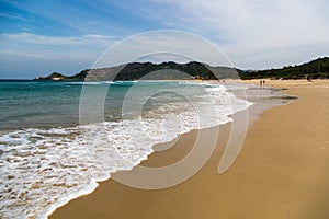 Beach Mole (praia Mole) in Florianopolis, Santa Catarina, Brazil. photo