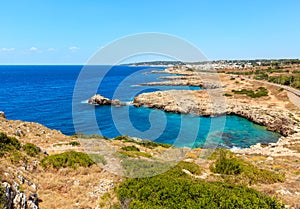 Beach Montagna Spaccata, Salento, Italy