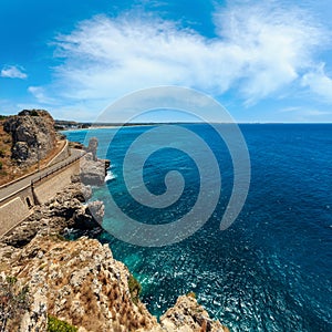 Beach Montagna Spaccata, Salento, Italy photo